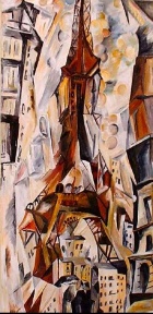 Eiffelturm - Acryl auf Leinwand von Stefan Böger (nach Vorlage von Robert Delaunay)
